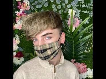 Blonde textured crop with fade